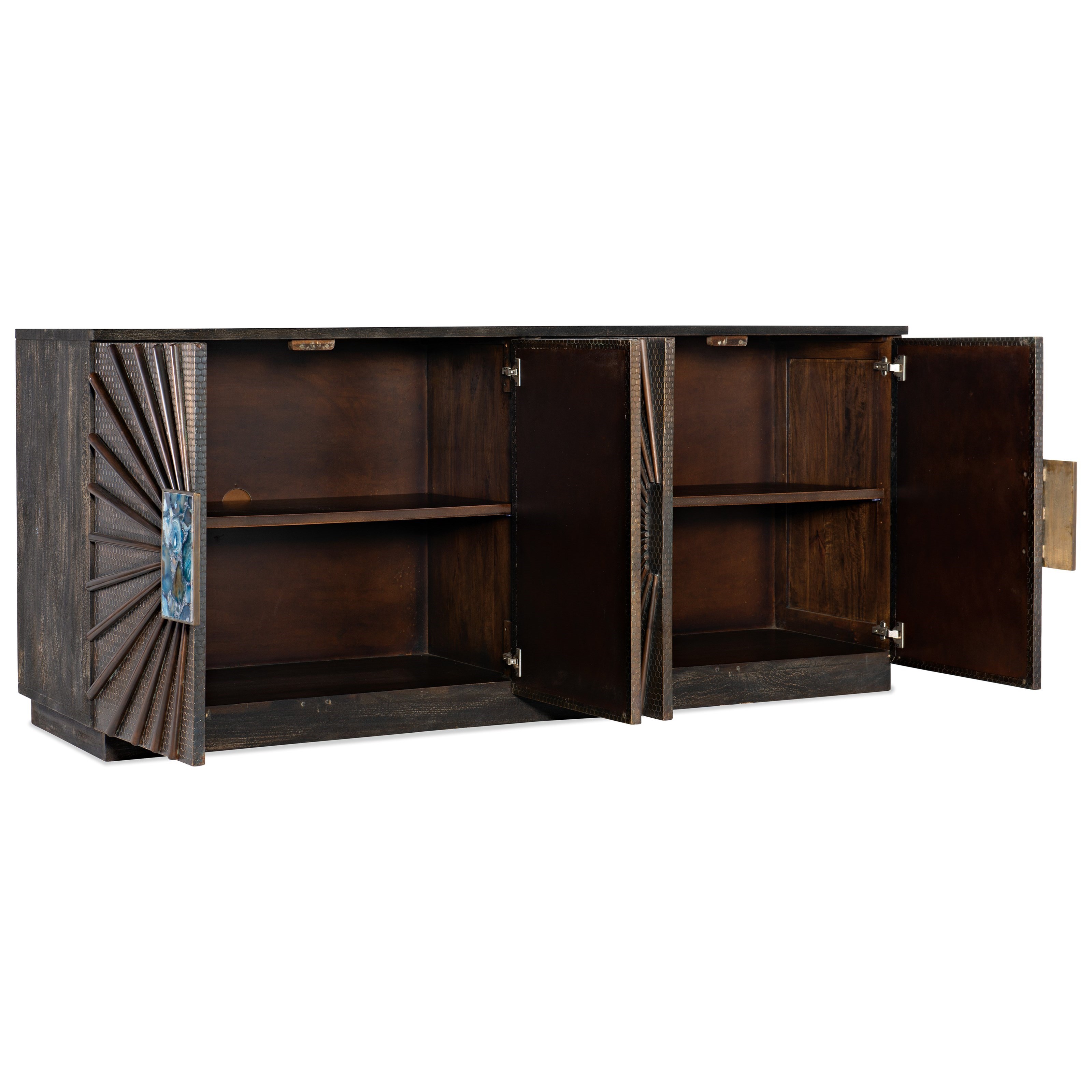 Hooker Furniture Melange Tara 2Door Credenza Howell Furniture
